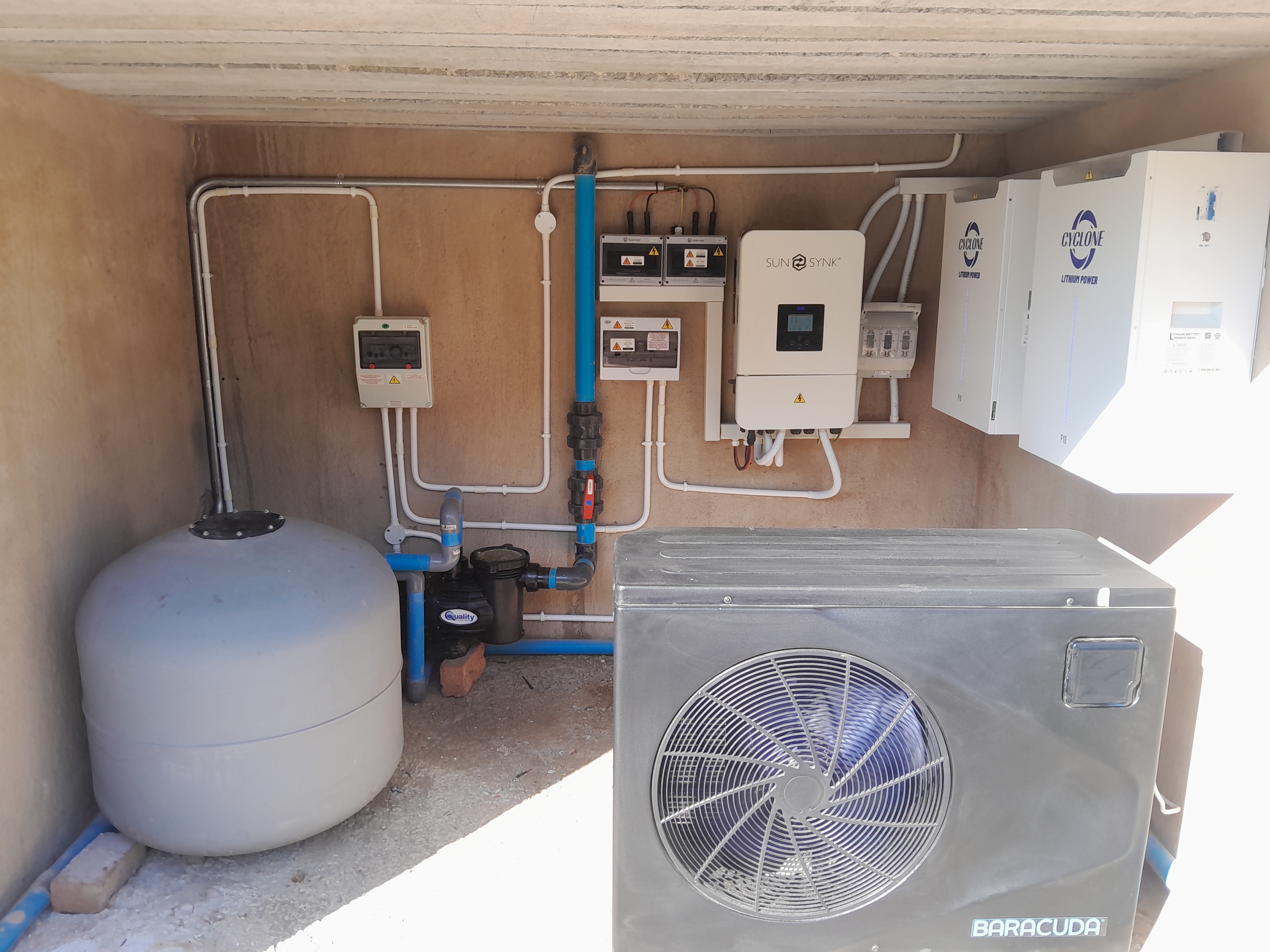 Professional solar system installation with attention to detail